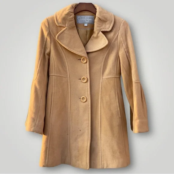 Jessica Simpson Beige Overcoat - Picture 6 of 7